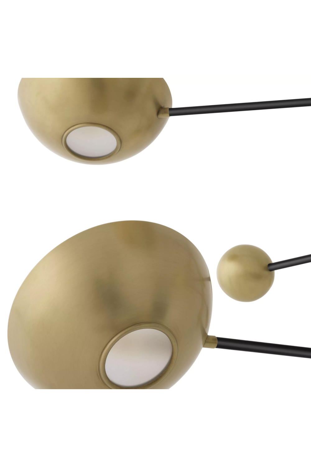 Antique Brass Bowls Chandelier Salinas | Eichholtz Miami