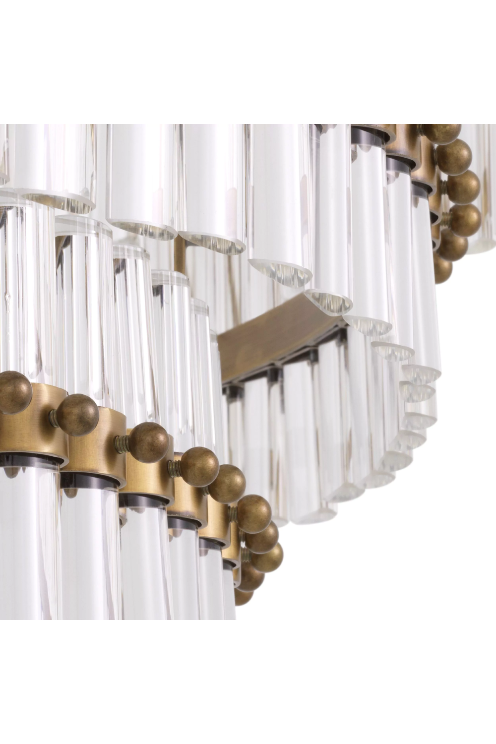 Tiered Glass Tubes Chandelier Scottsdale | Eichholtz Miami