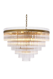 Cascading Glass Rods Chandelier East | Eichholtz Miami