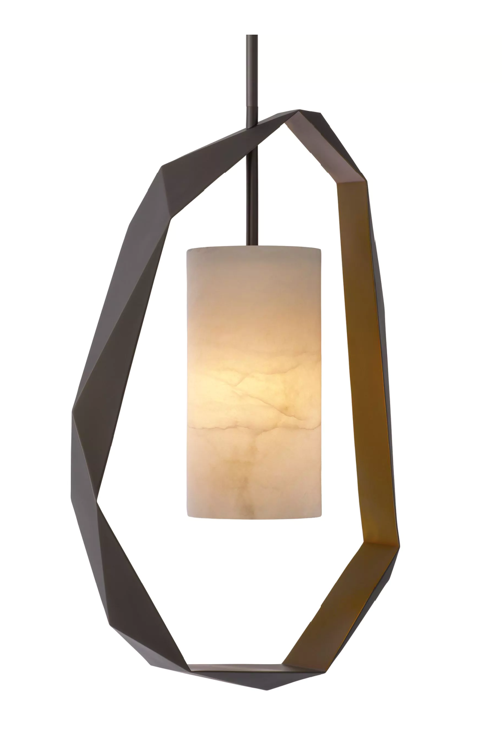 Metal Framed Alabaster Chandelier Santos | Eichholtz Miami