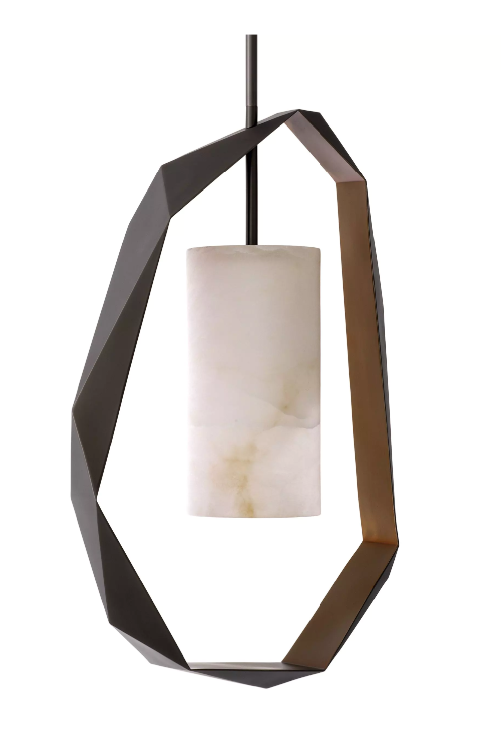 Metal Framed Alabaster Chandelier Santos | Eichholtz Miami