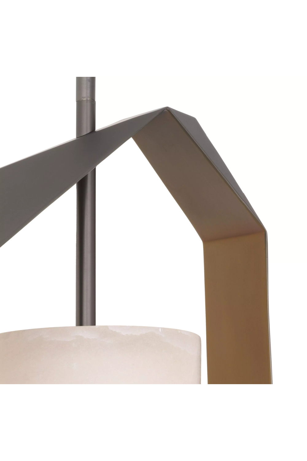 Metal Framed Alabaster Chandelier Santos | Eichholtz Miami