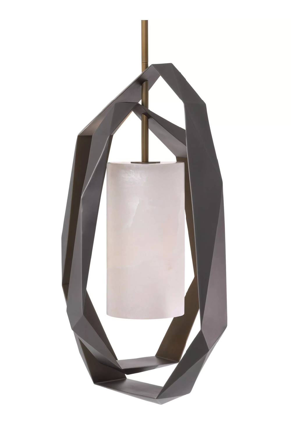 Metal Framed Alabaster Chandelier Santos | Eichholtz Miami