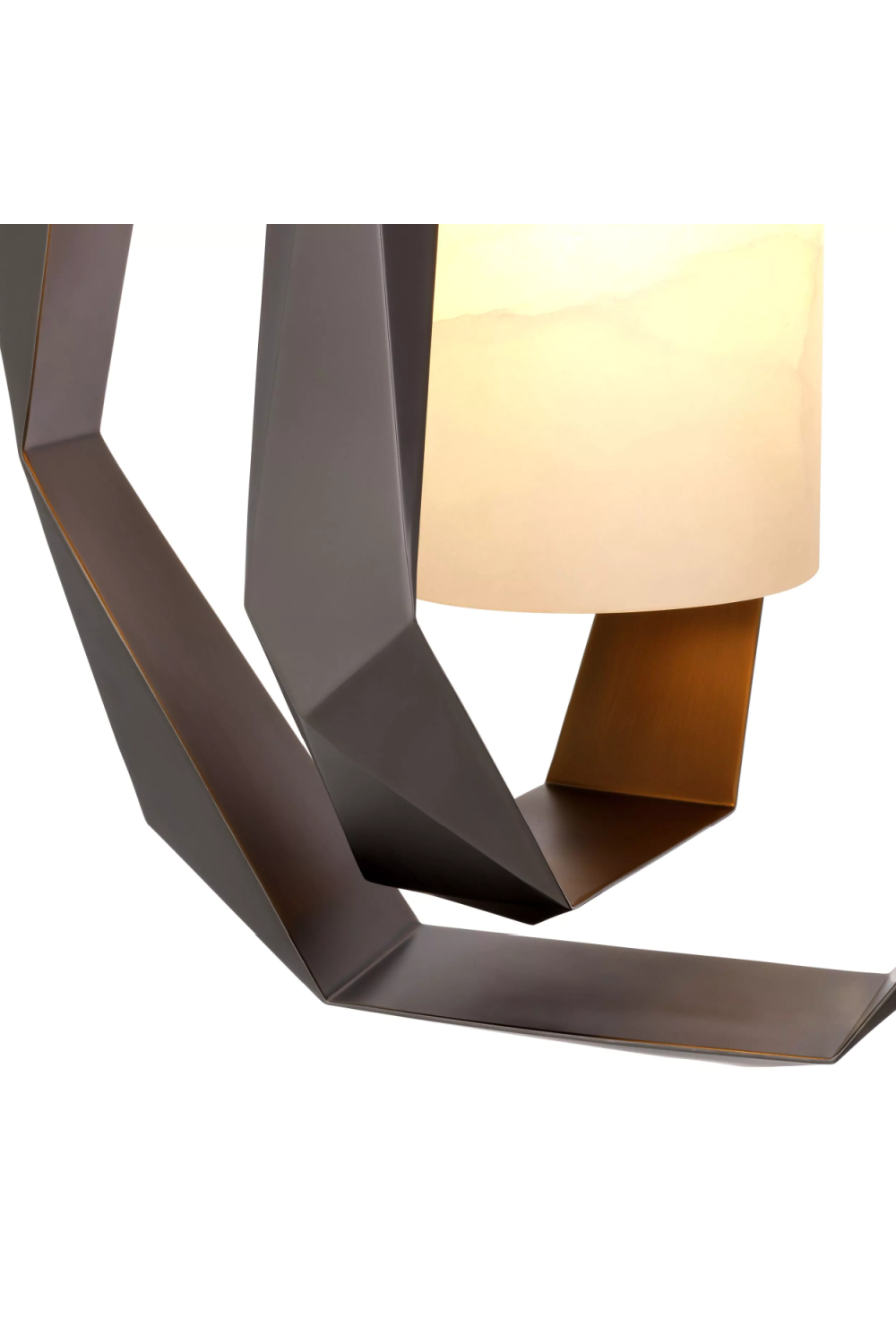 Metal Framed Alabaster Chandelier Santos | Eichholtz Miami