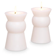 White Artificial Candle Set (2) S Arto | Eichholtz Miami