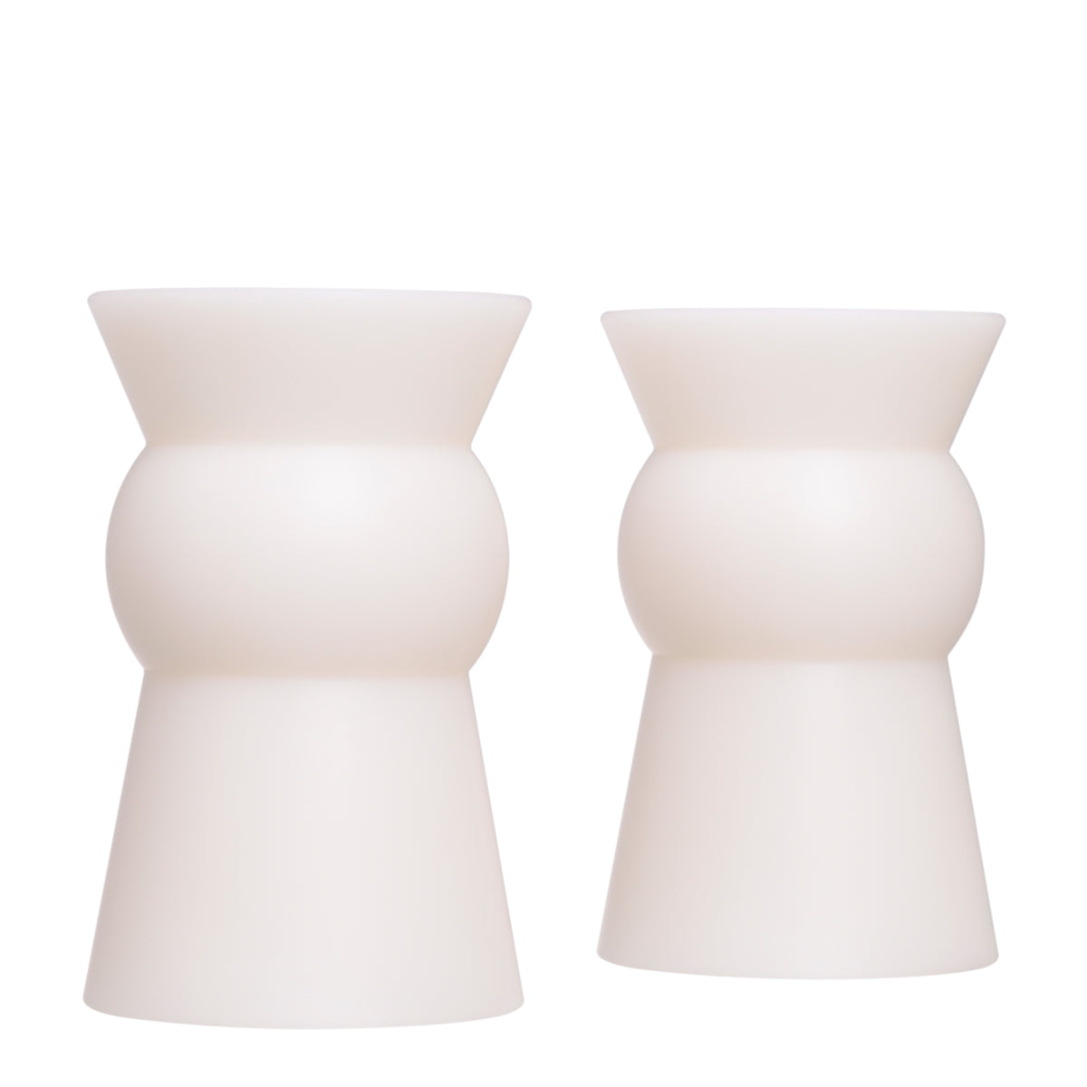 White Artificial Candle Set (2) S Arto | Eichholtz Miami