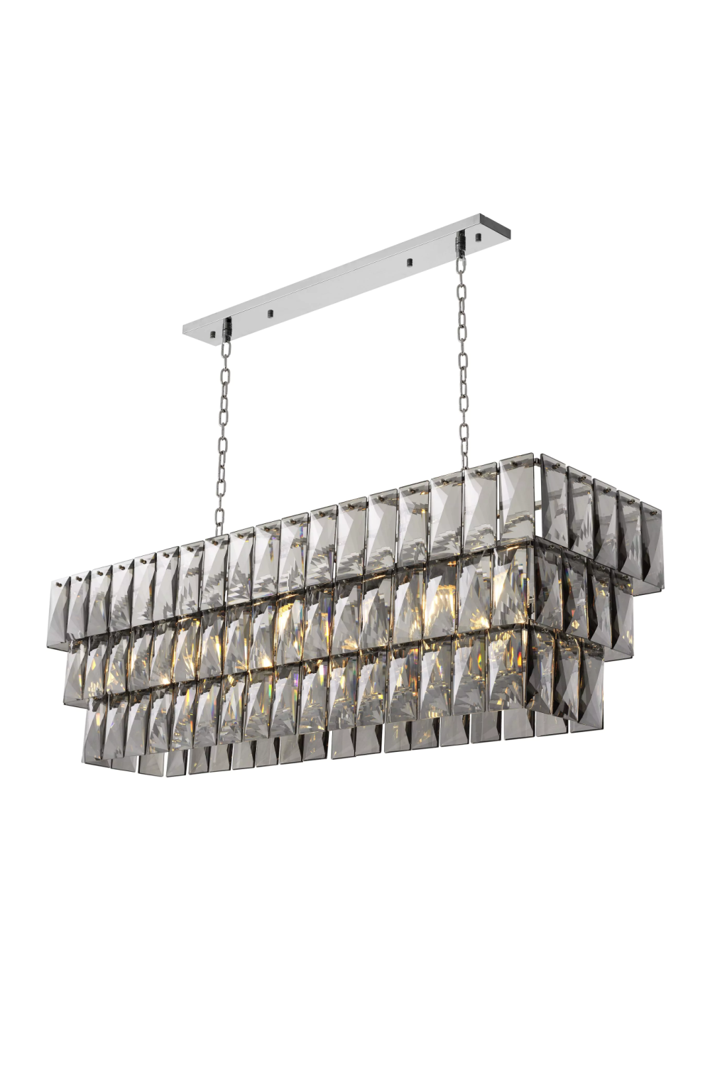 Crystal Rectangular Chandelier Amazone | Eichholtz Miami