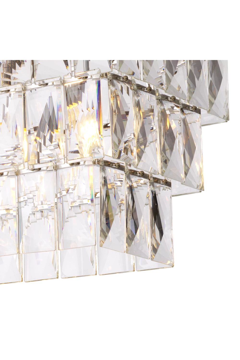 Crystal Rectangular Chandelier Amazone | Eichholtz Miami