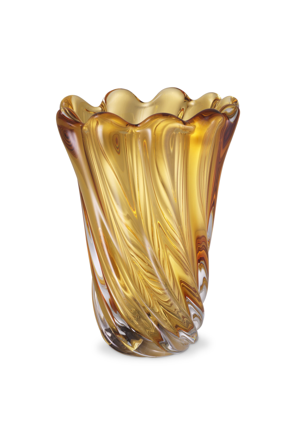 Swirling Glass Vase L Contessa | Eichholtz Miami