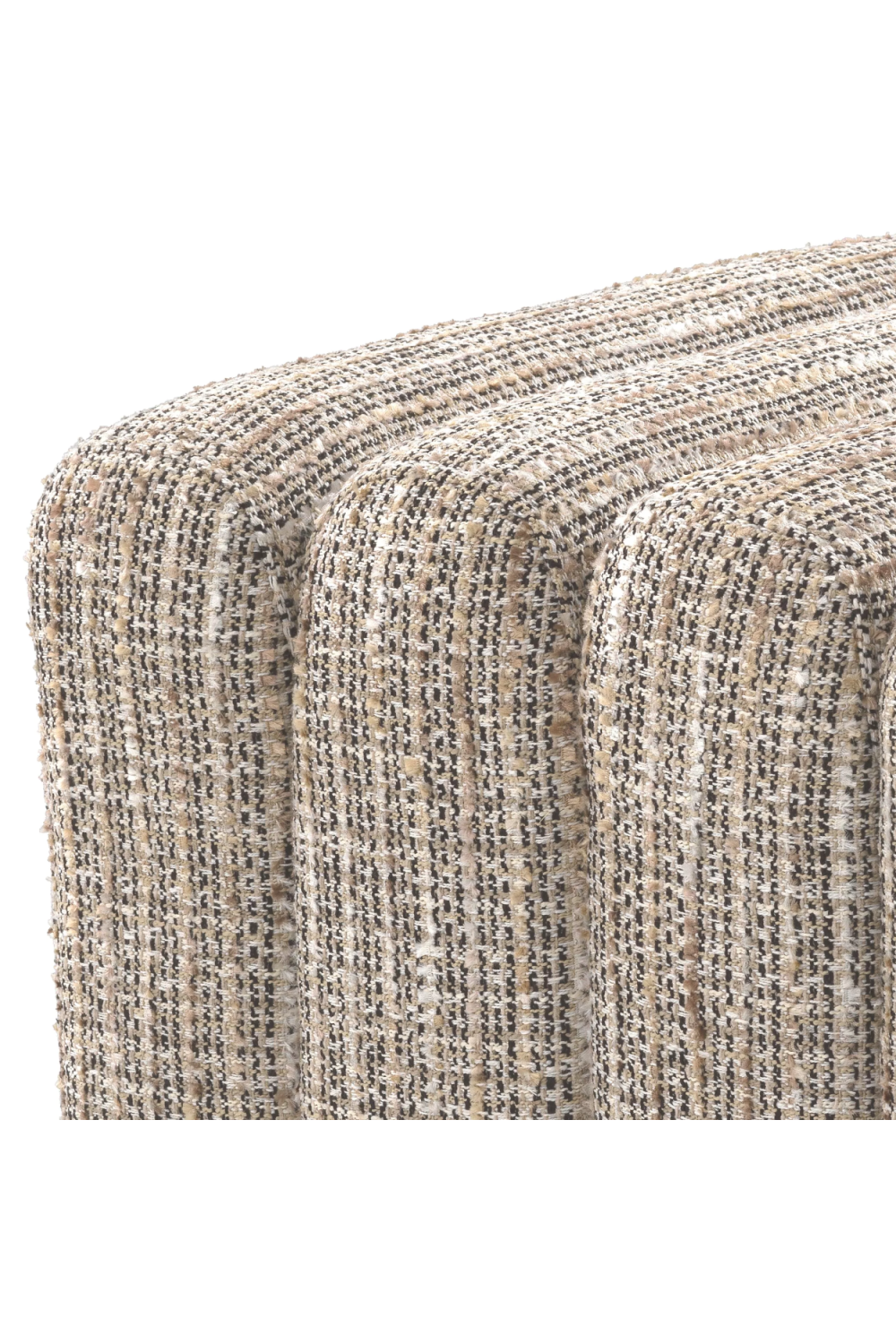 Square Channel Stitched Stool Bente | Eichholtz Miami