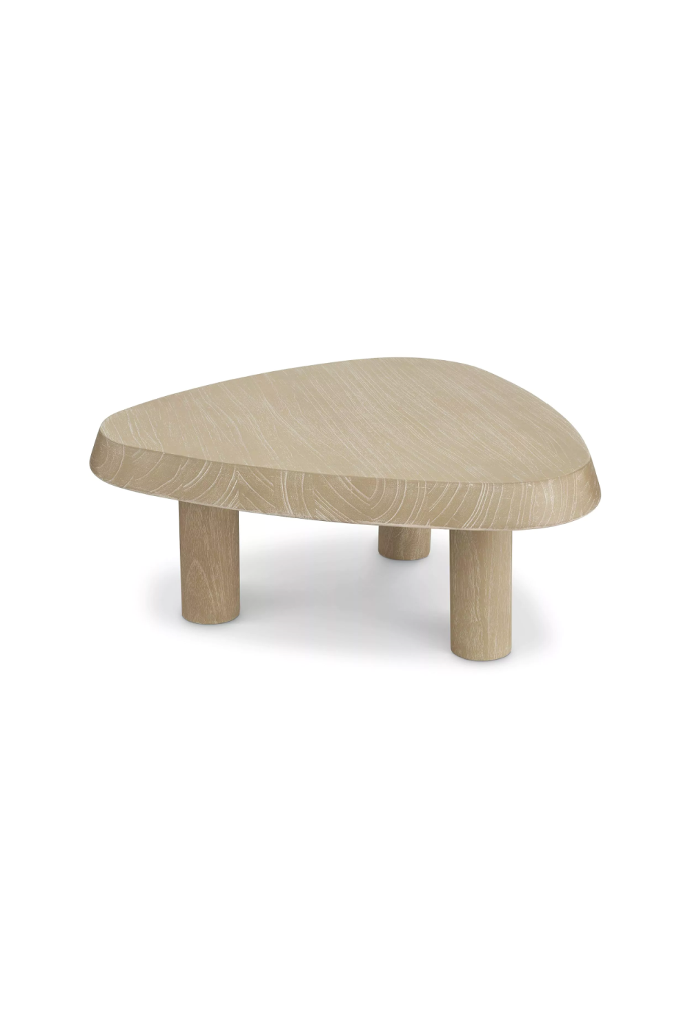 Triangular Wooden Coffee Table S Briel | Eichholtz Miami
