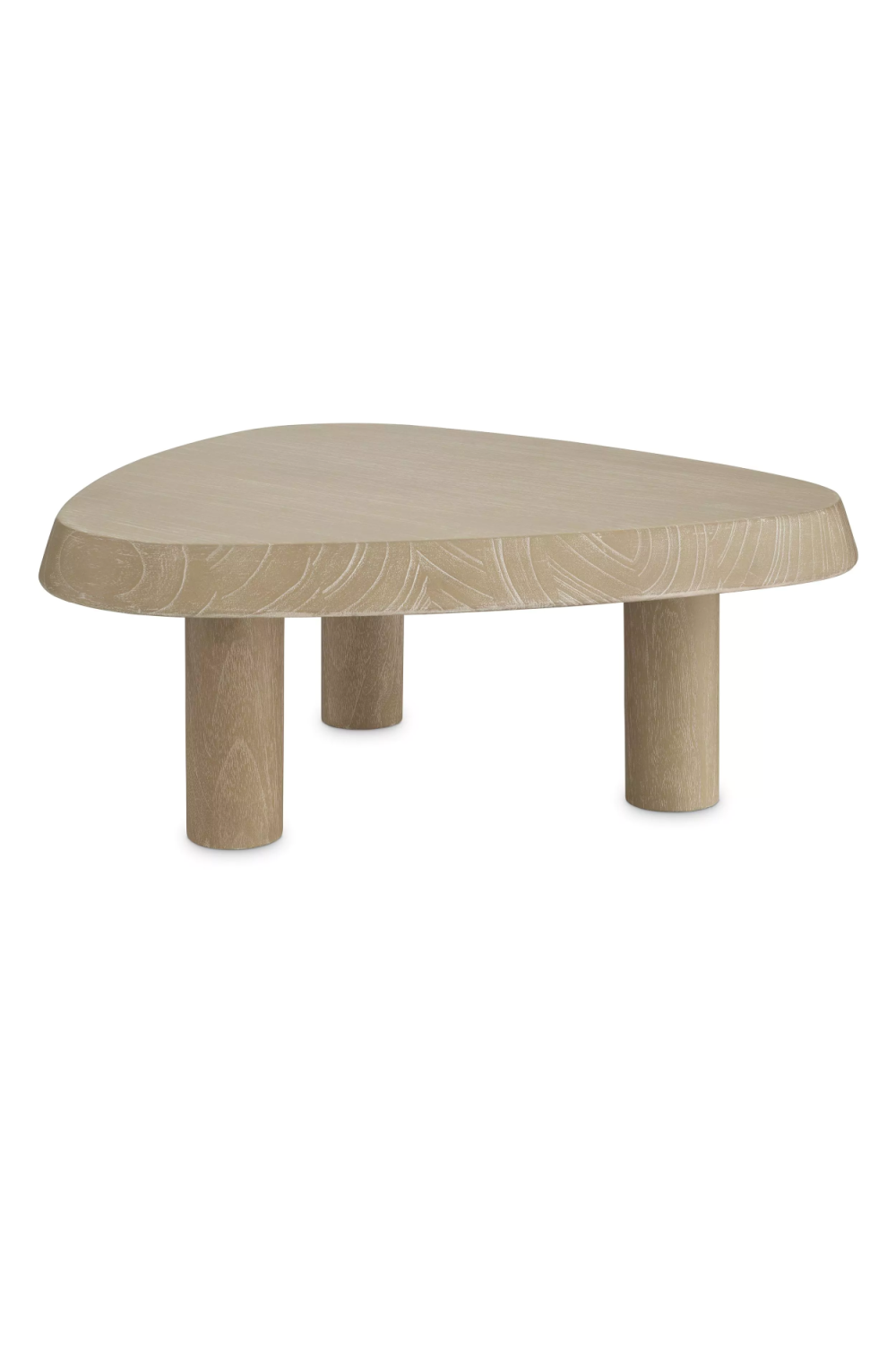 Triangular Wooden Coffee Table S Briel | Eichholtz Miami