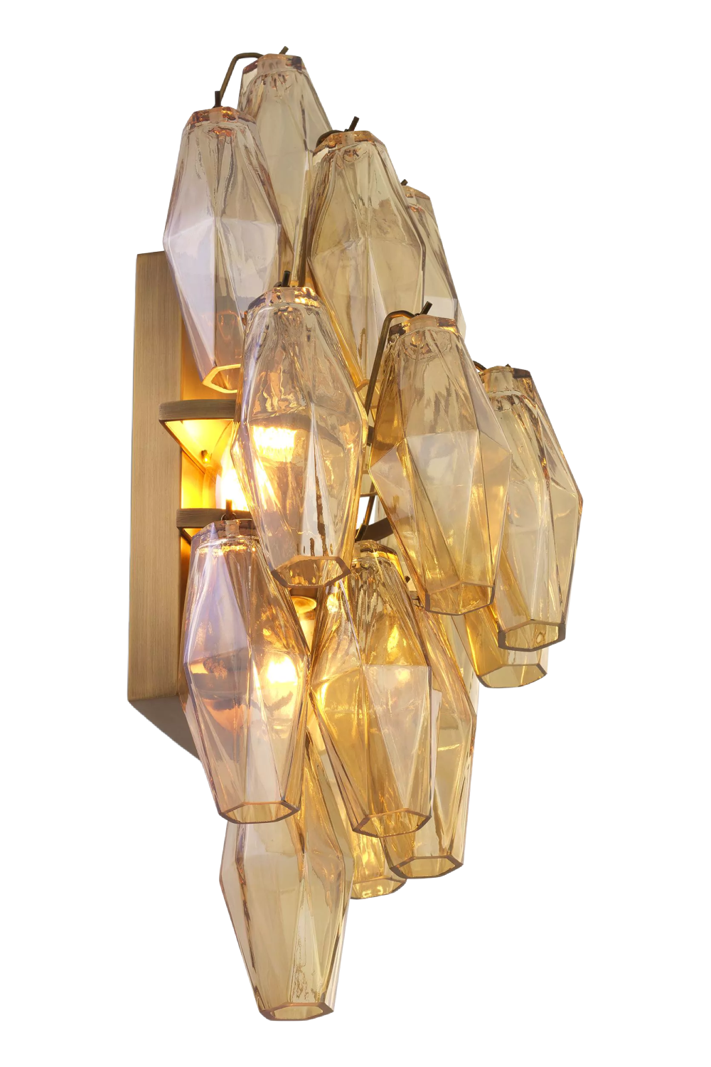 Diamond Amber Wall Lamp Benini | Eichholtz Miami