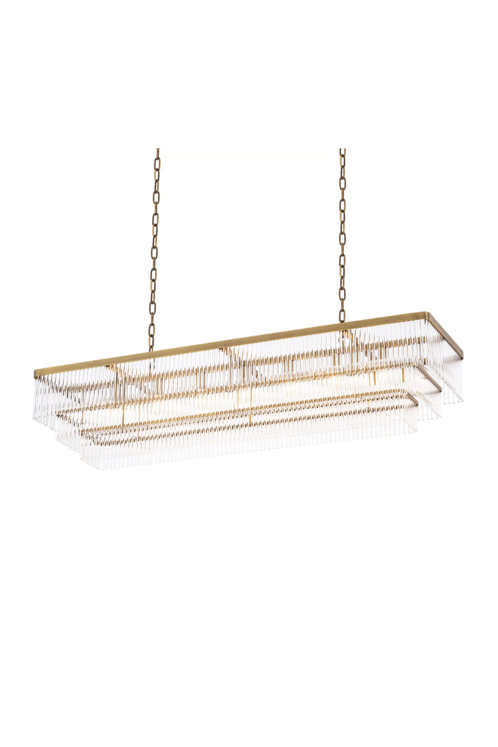 Glass Rods Chandelier East | Eichholtz Miami