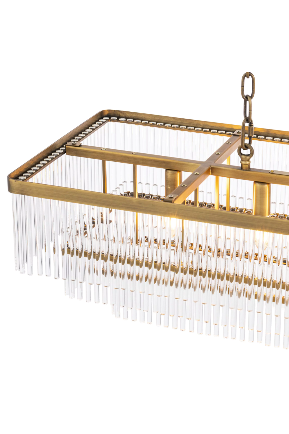 Glass Rods Chandelier East | Eichholtz Miami