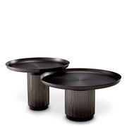 Gunmetal Coffee Table Set (2) Zachary | Eichholtz Miami