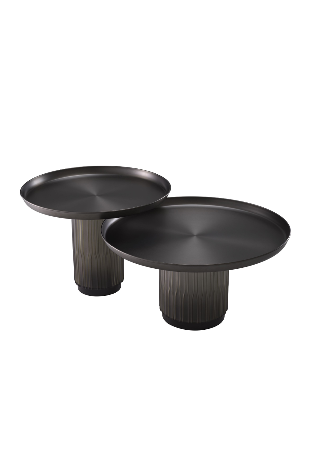 Gunmetal Coffee Table Set (2) Zachary | Eichholtz Miami