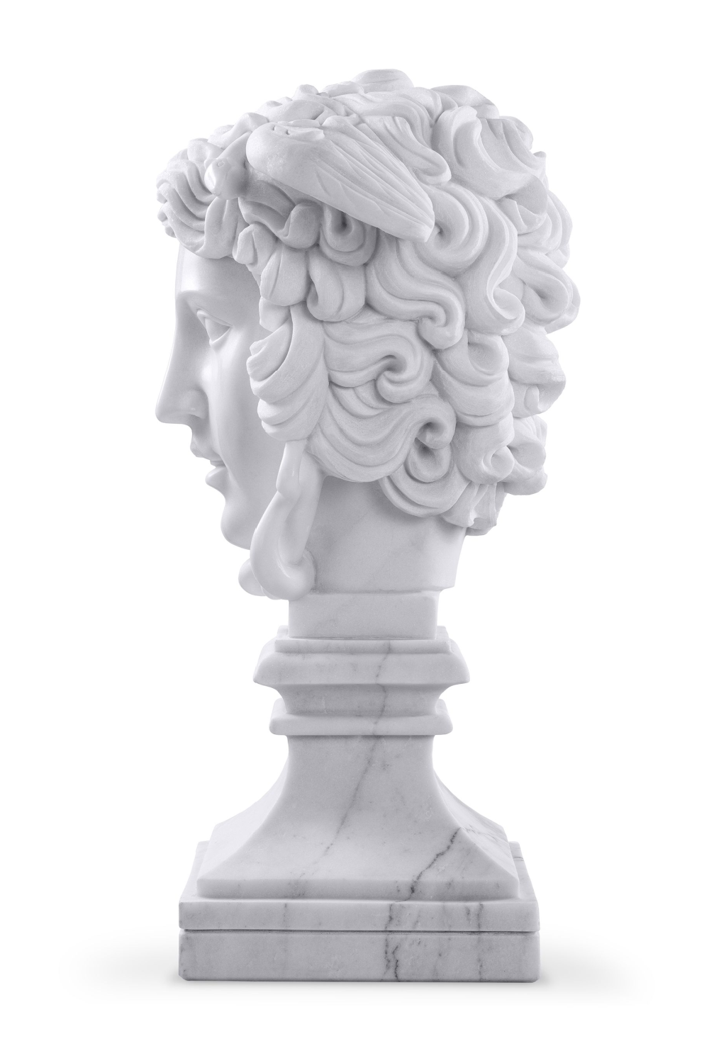 White Marble Sculpture Medusa | Eichholtz Miami