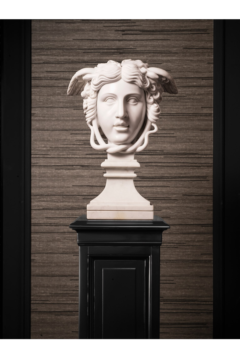White Marble Sculpture Medusa | Eichholtz Miami