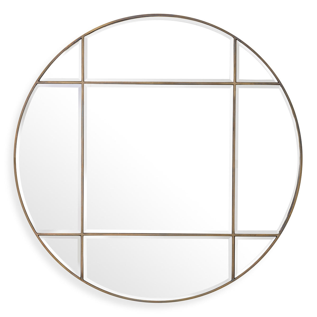 Round Bevelled Mirror Beaumont | Eichholtz Miami