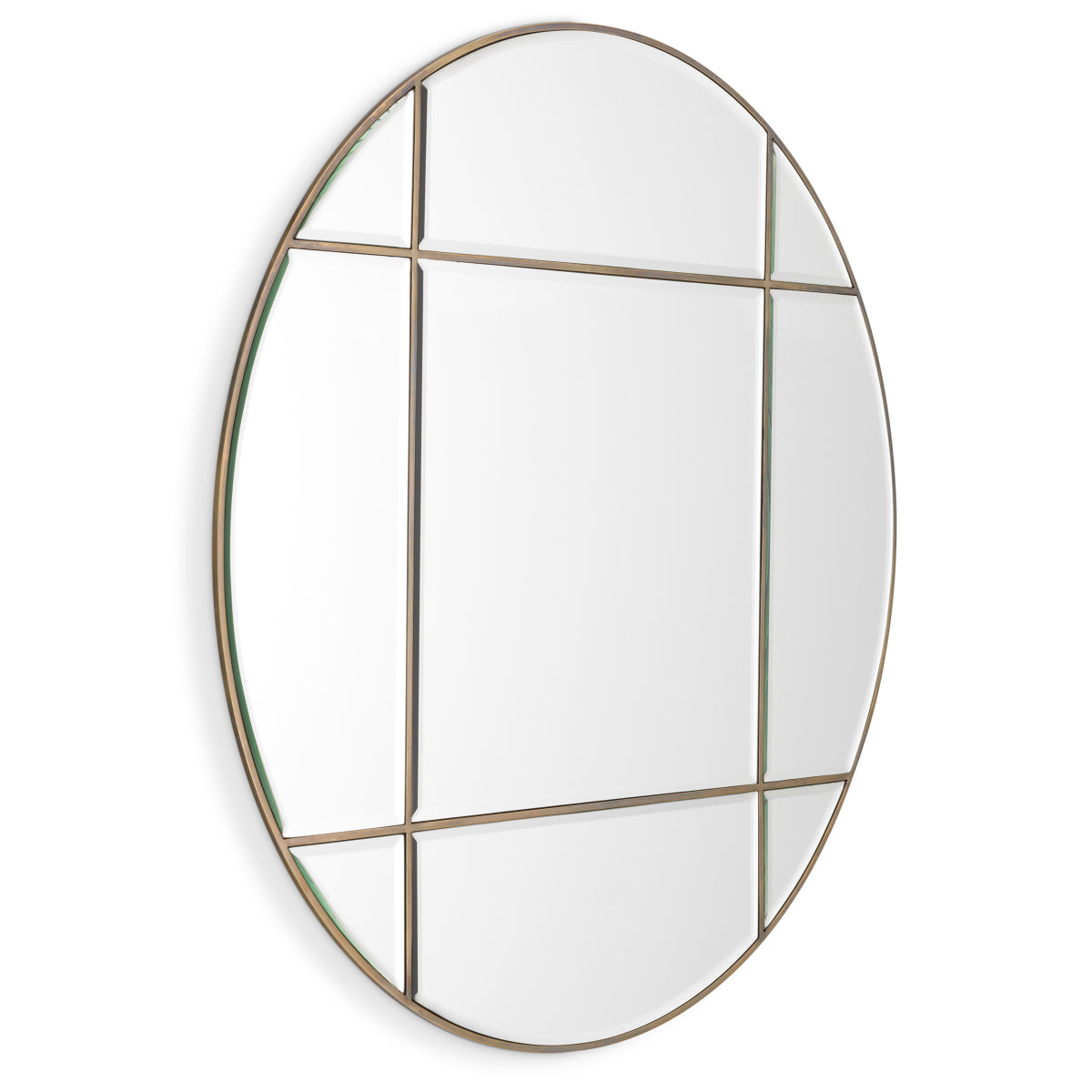 Round Bevelled Mirror Beaumont | Eichholtz Miami