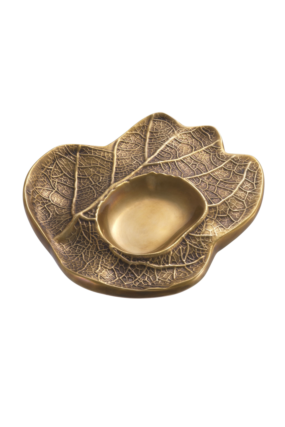Vintage Brass Leaf Bowl Clemence | Eichholtz Miami