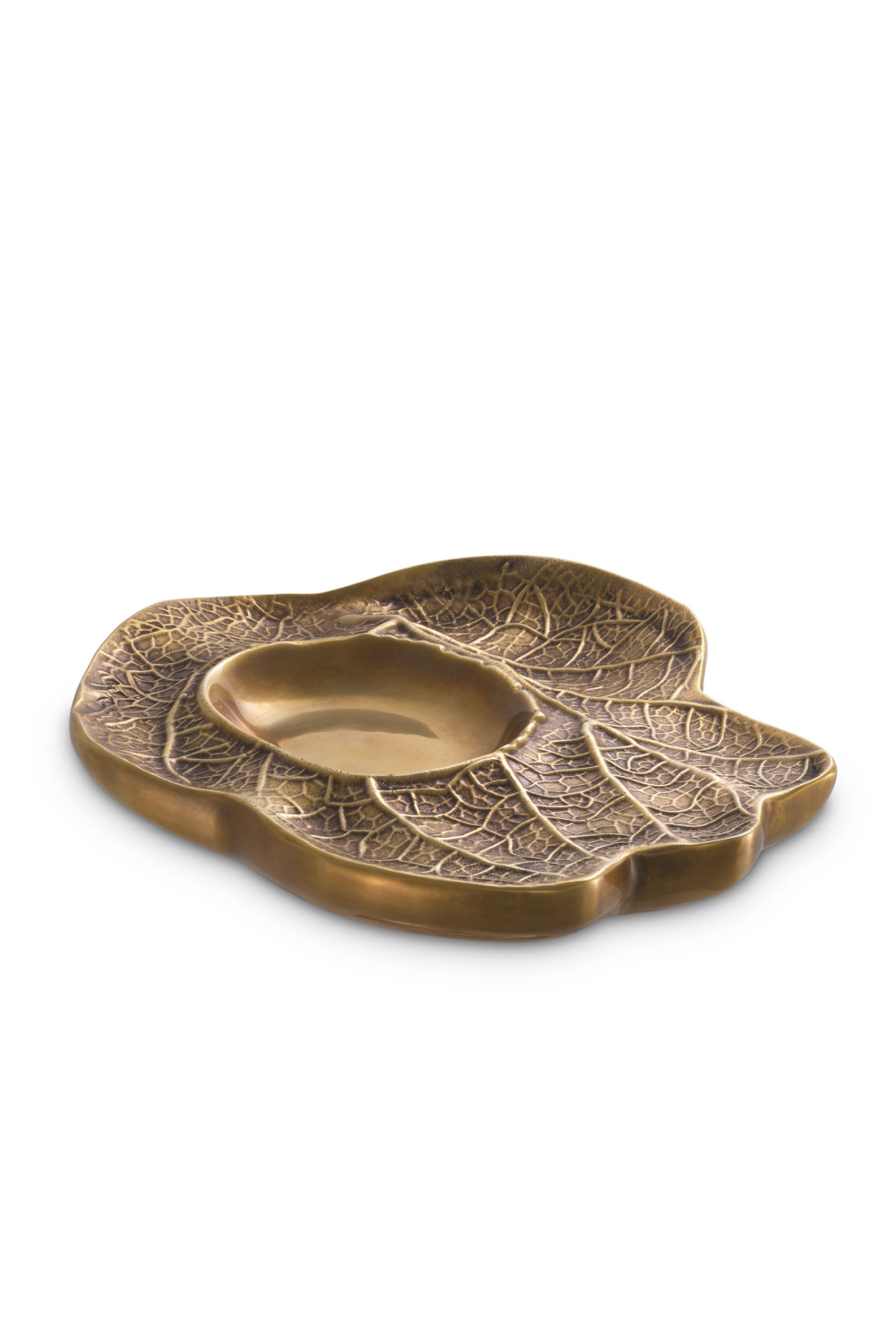 Vintage Brass Leaf Bowl Clemence | Eichholtz Miami