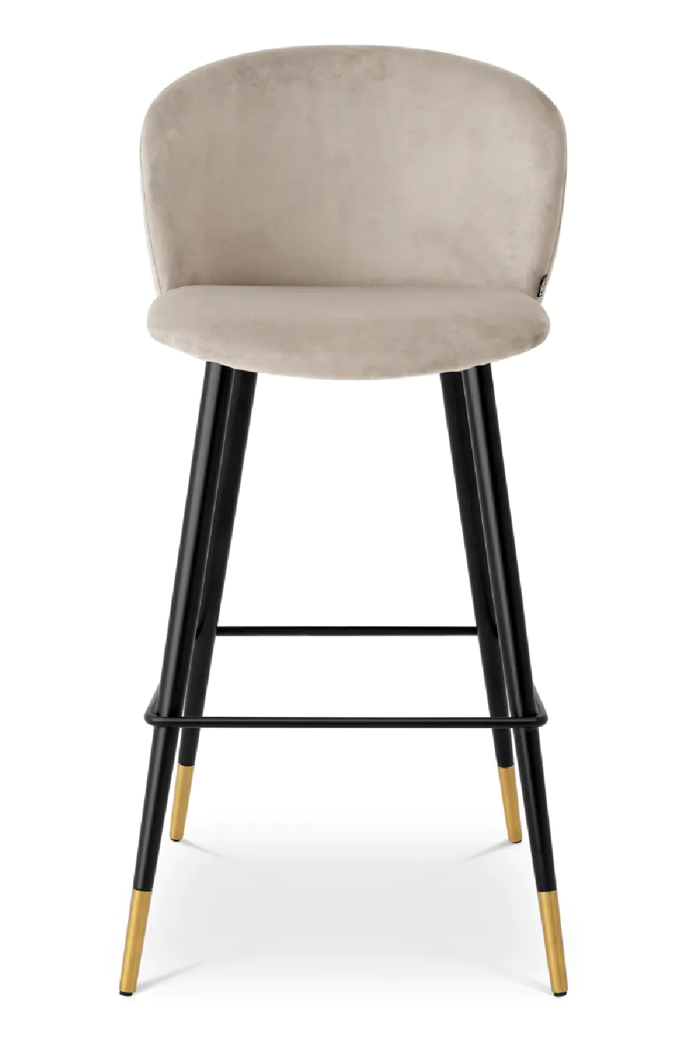 Vintage Inspired Velvet Bar Stool | Eichholtz Volante | Eichholtzmiami.com