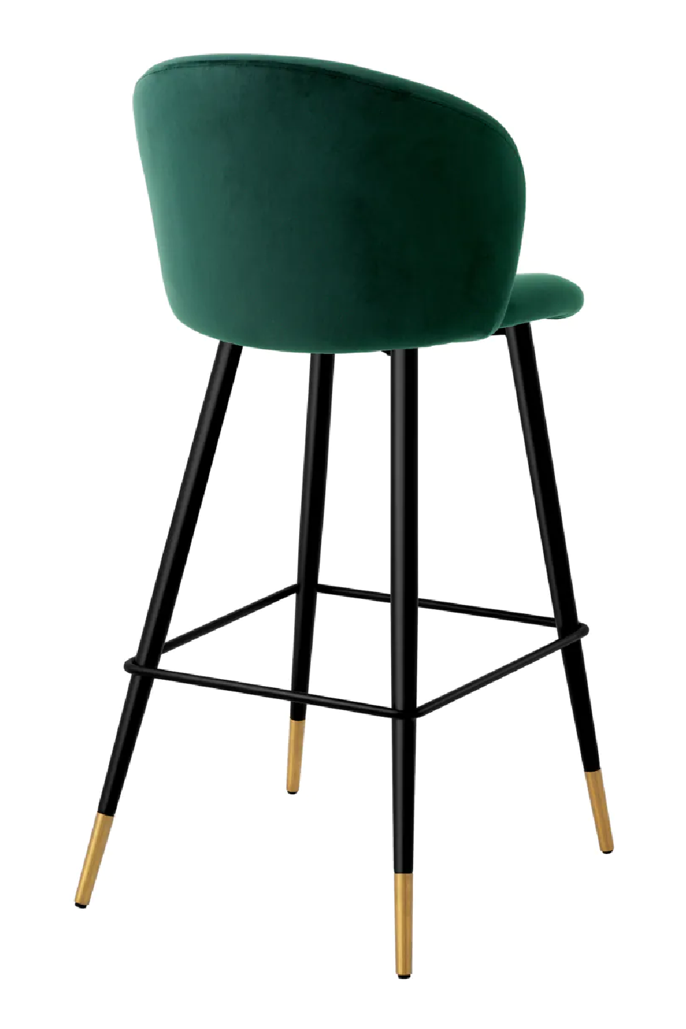 Vintage Inspired Velvet Bar Stool | Eichholtz Volante | Eichholtzmiami.com
