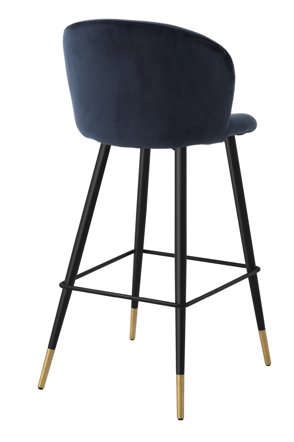 Vintage Inspired Velvet Bar Stool | Eichholtz Volante | Eichholtzmiami.com