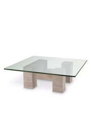 Square Glass Coffee Table Ikal | Eichholtz Miami