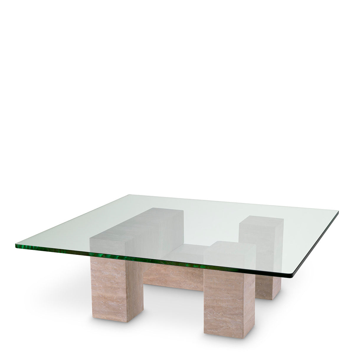 Square Glass Coffee Table Ikal | Eichholtz Miami