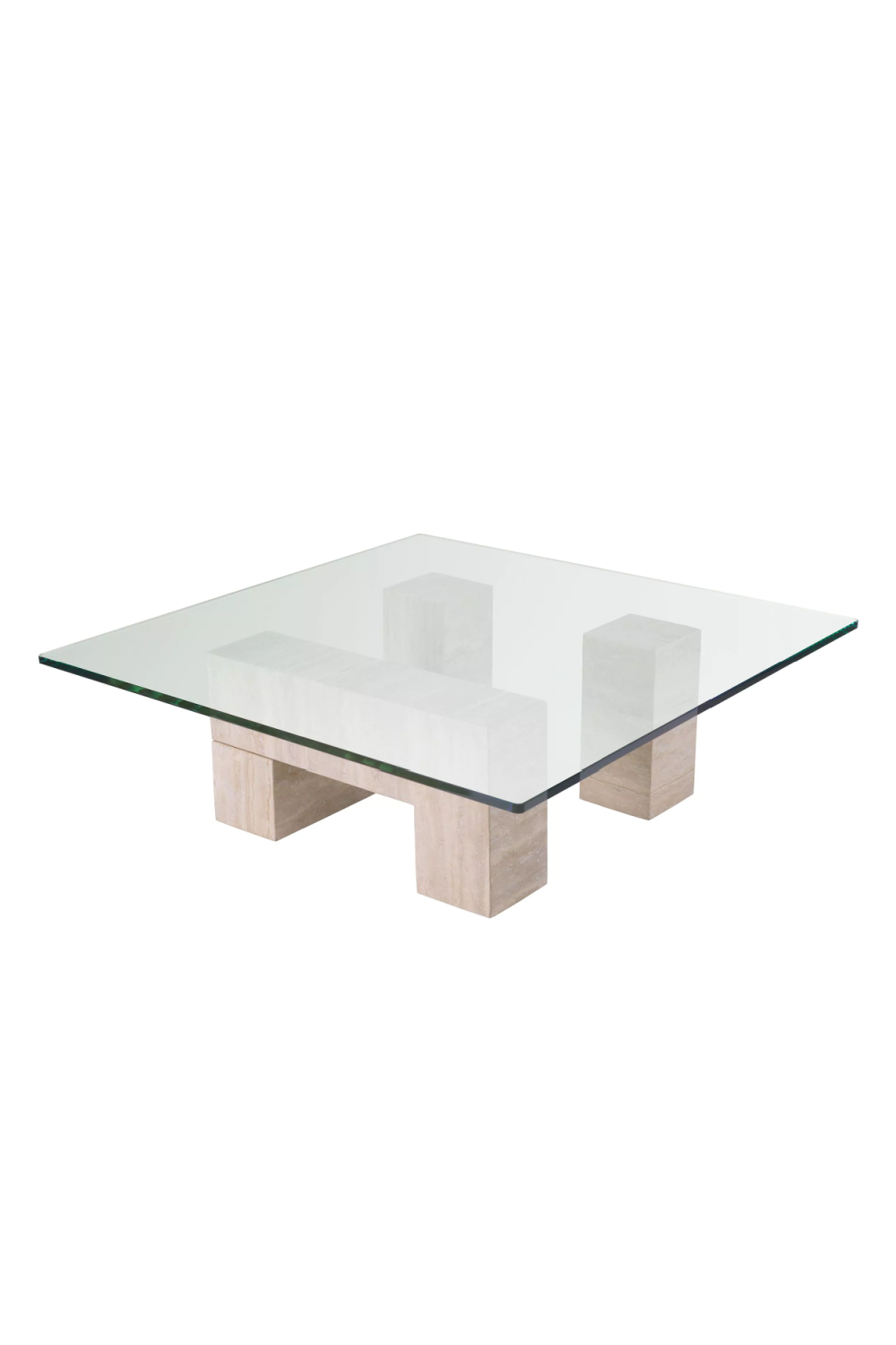 Square Glass Coffee Table Ikal | Eichholtz Miami