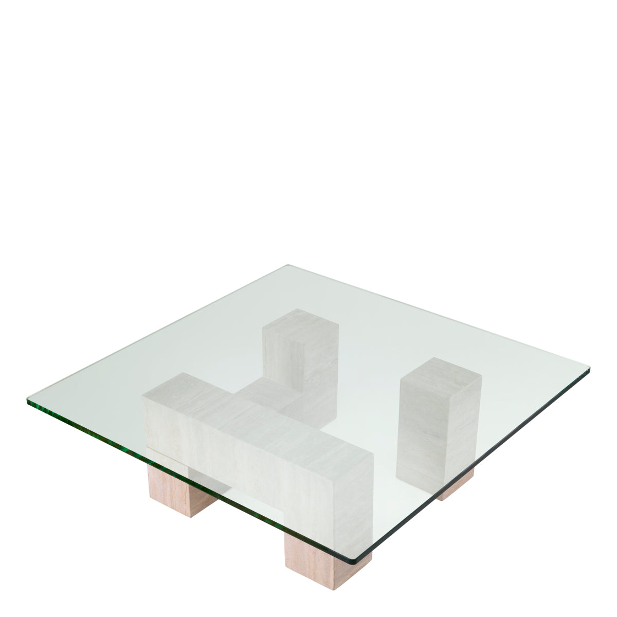 Square Glass Coffee Table Ikal | Eichholtz Miami