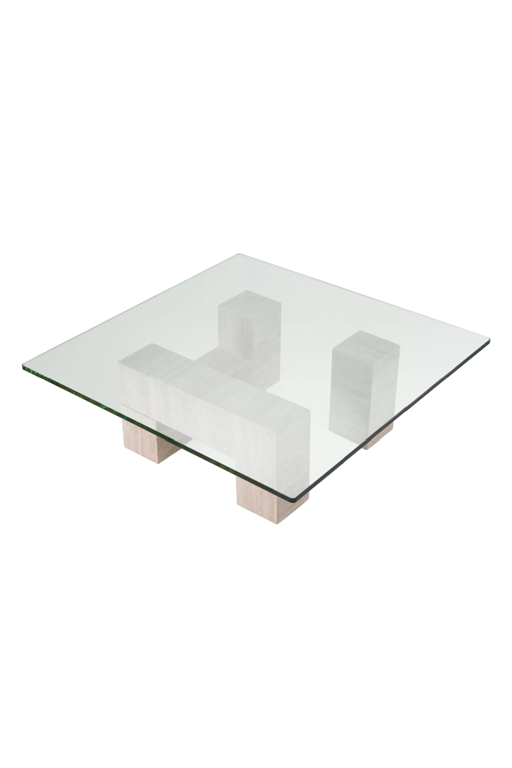 Square Glass Coffee Table Ikal | Eichholtz Miami