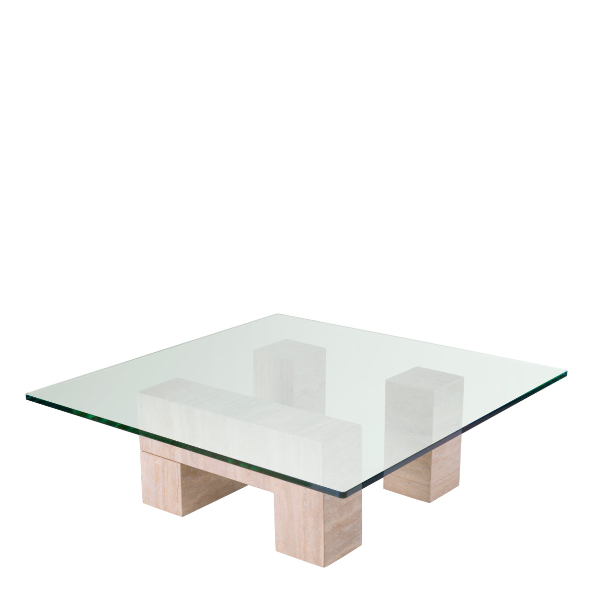 Square Glass Coffee Table Ikal | Eichholtz Miami