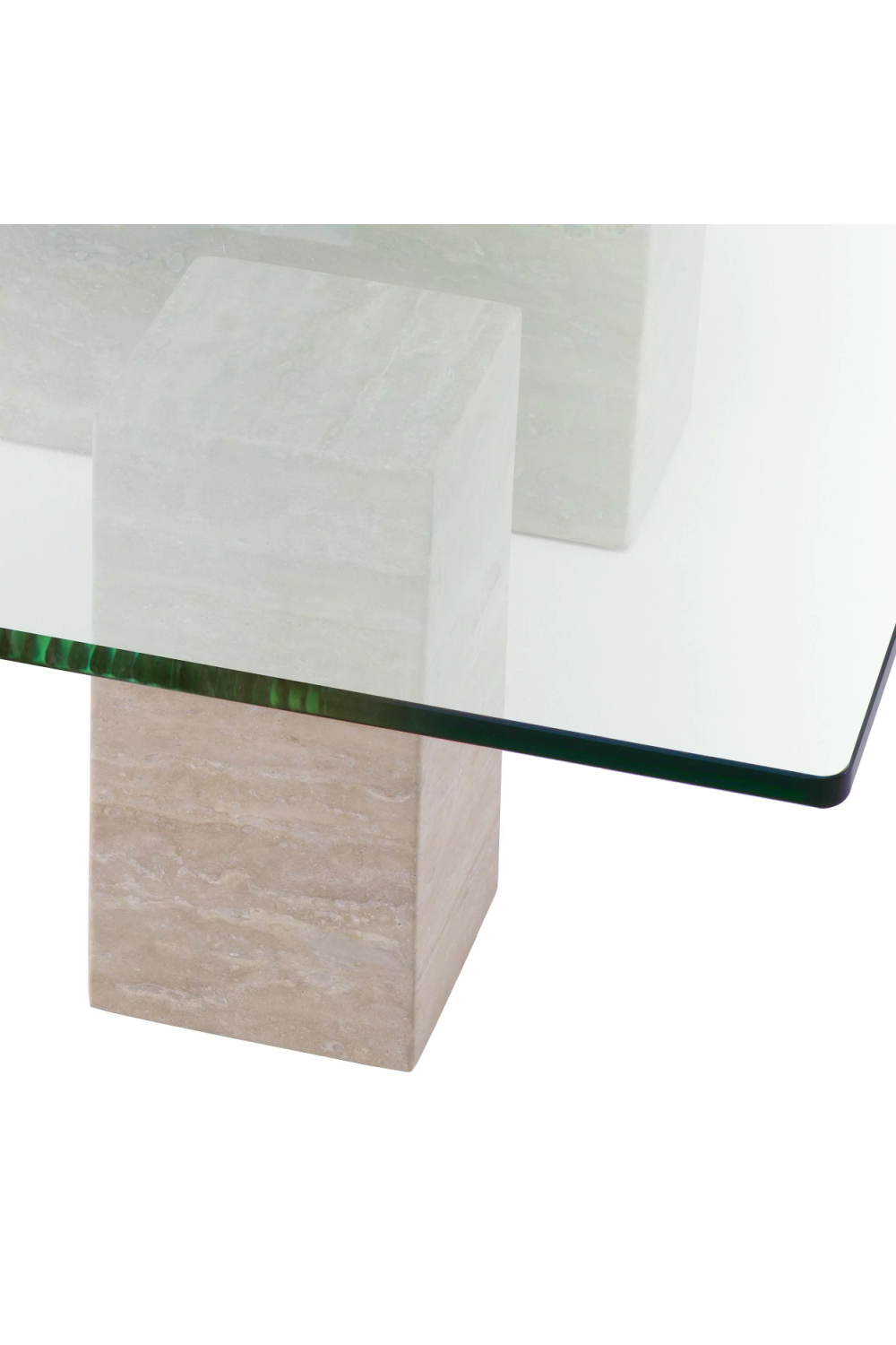 Square Glass Coffee Table Ikal | Eichholtz Miami