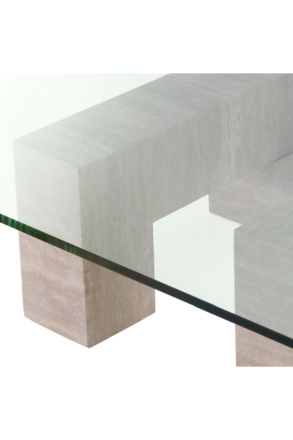 Square Glass Coffee Table Ikal | Eichholtz Miami