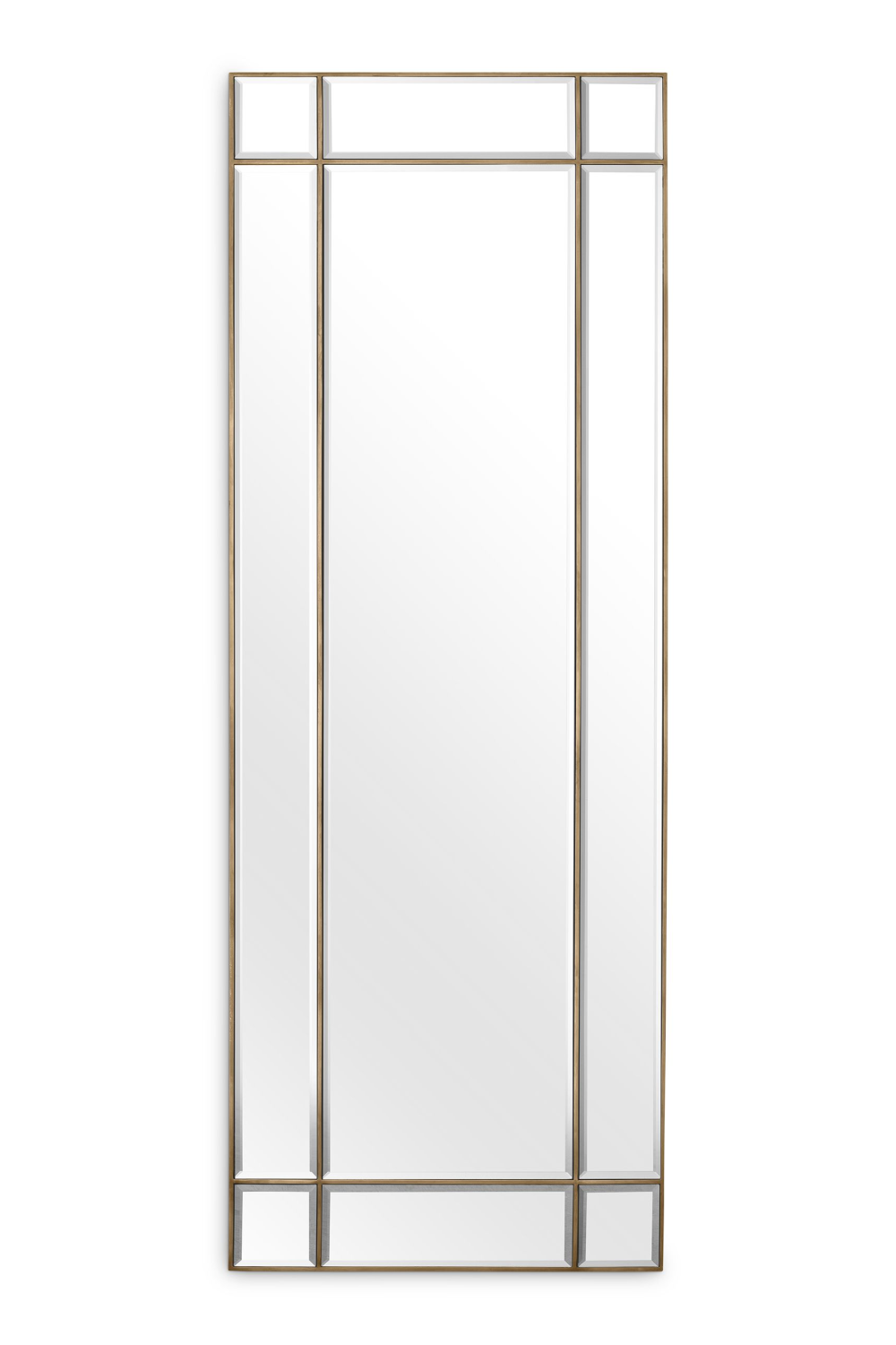 Metal Framed Bevelled Mirror L Beaumont | Eichholtz Miami