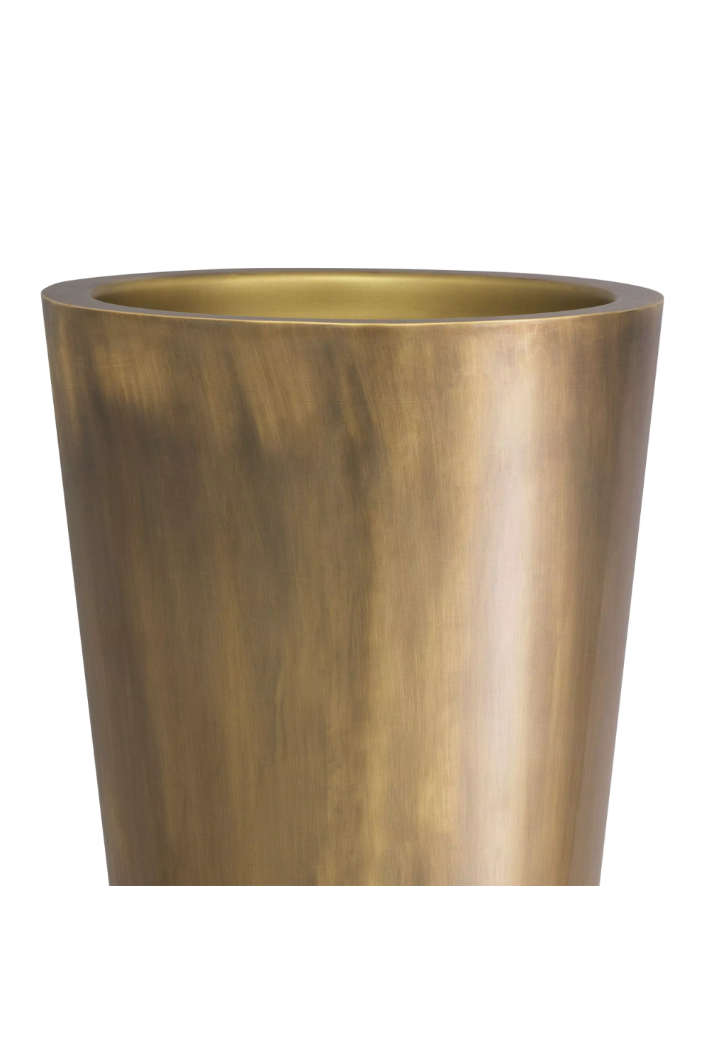 Conical Brass Planter Oberoi | Eichholtz Miami