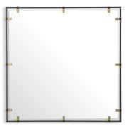 Smoke Glass Framed Mirror Verona | Eichholtz Miami