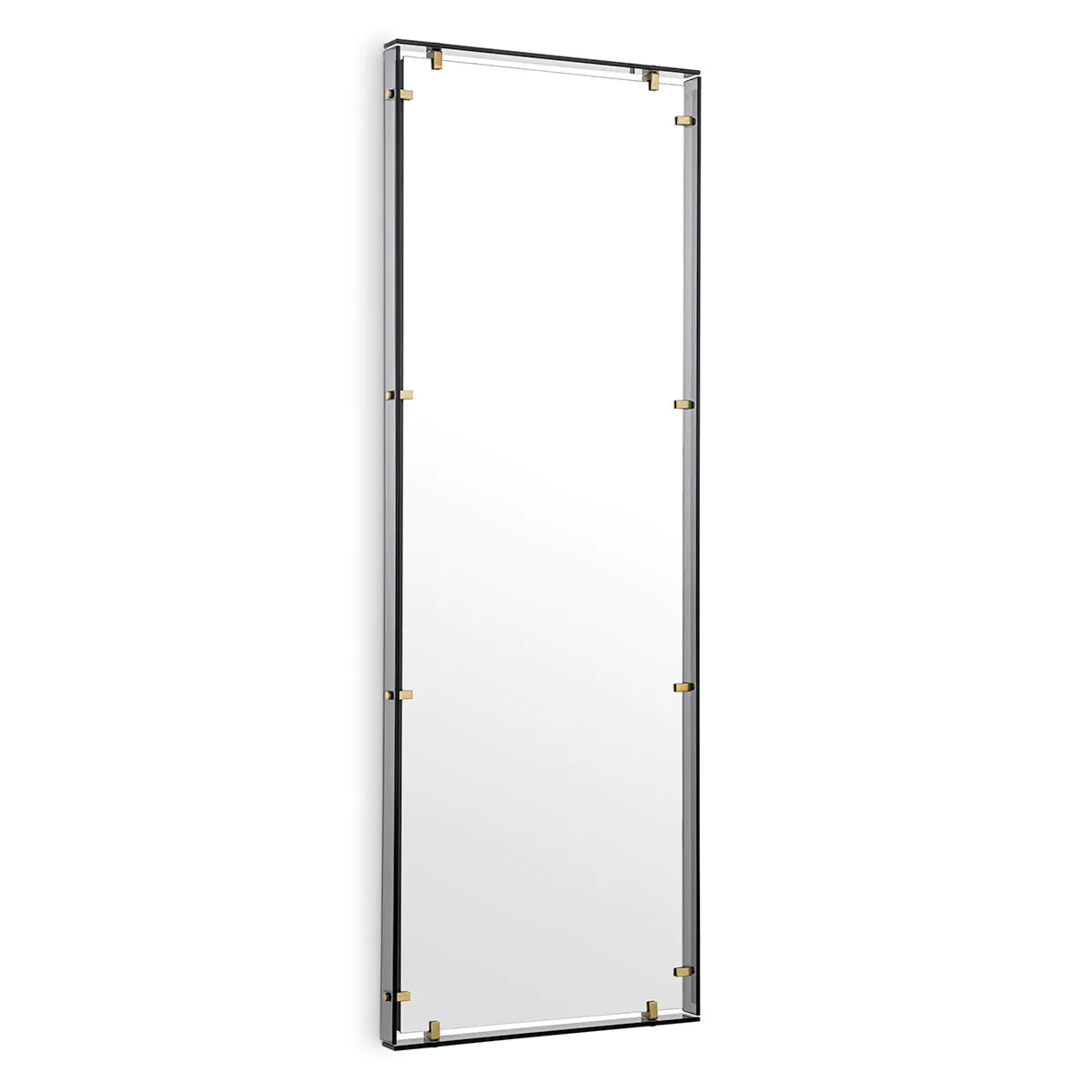 Smoke Glass Framed Mirror Verona | Eichholtz Miami