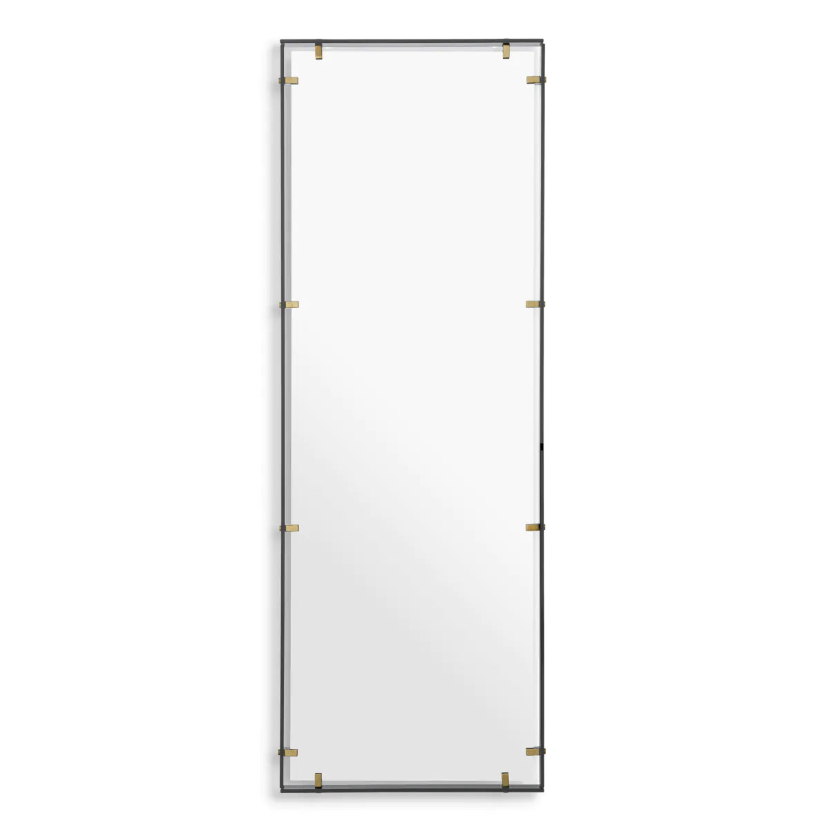 Smoke Glass Framed Mirror Verona | Eichholtz Miami