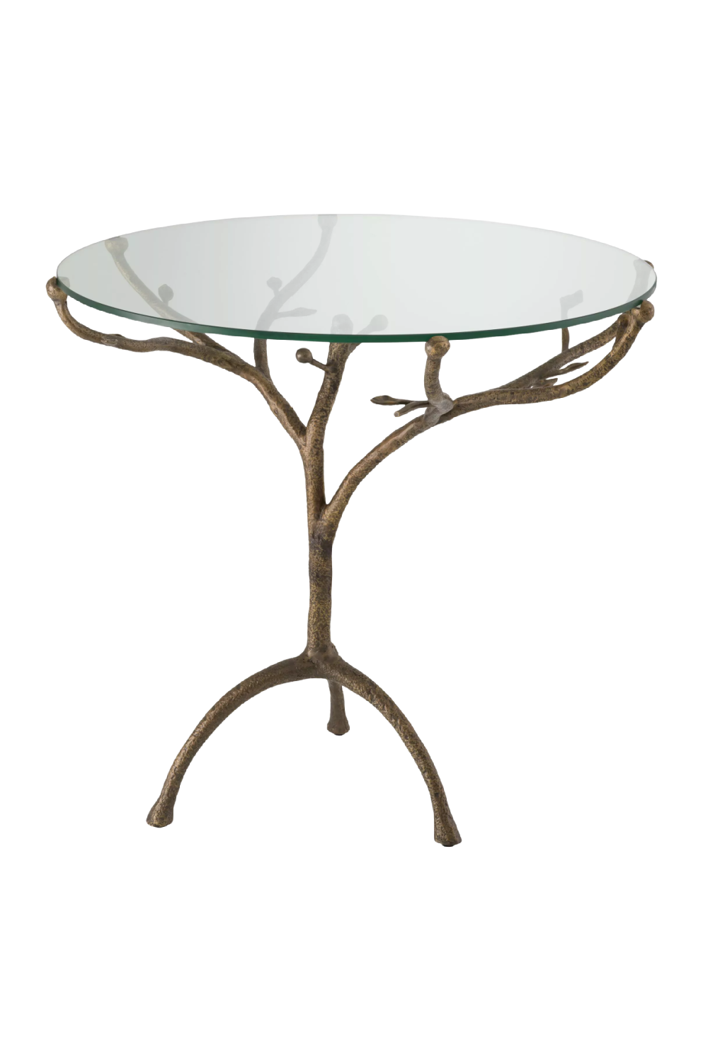 Tripod Glass Centre Table Christophe | Eichholtz Miami