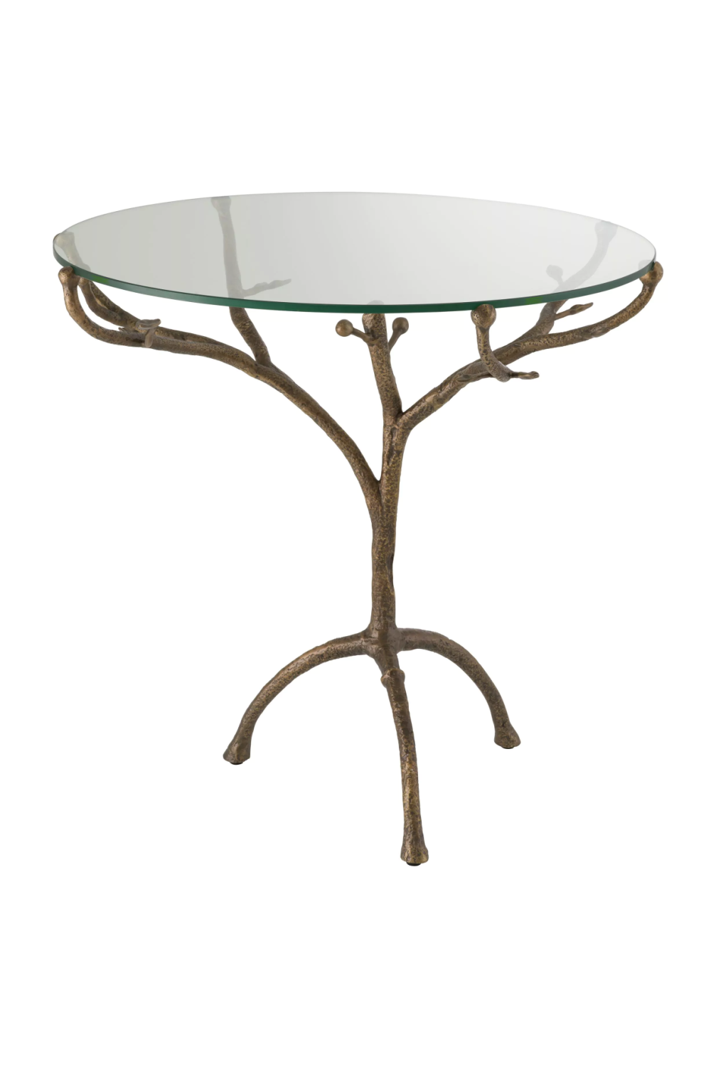 Tripod Glass Centre Table Christophe | Eichholtz Miami