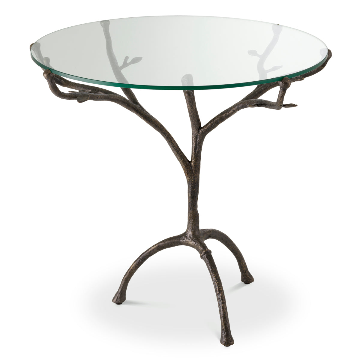 Tripod Glass Centre Table Christophe | Eichholtz Miami