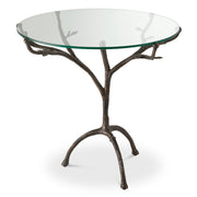 Tripod Glass Centre Table Christophe | Eichholtz Miami