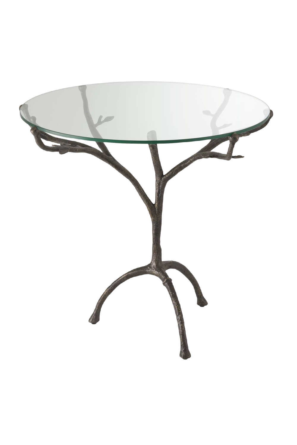 Tripod Glass Centre Table Christophe | Eichholtz Miami
