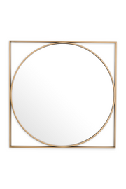 Square Framed Round Mirror Montauk | Eichholtz Miami