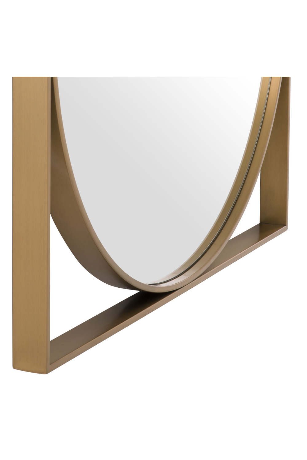 Square Framed Round Mirror Montauk | Eichholtz Miami